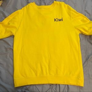 Harry Styles Yellow Kiwi Tour Merch Crewneck